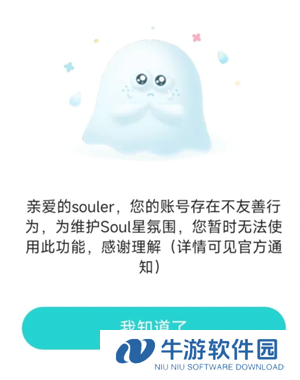 soul对方因违反规定不能回复是为什么 soul对方因违反规定不能回复是封多久