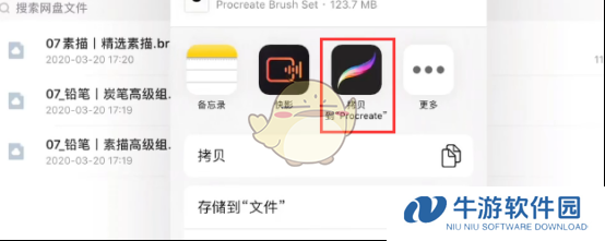 《procreate》百度网盘导入教程