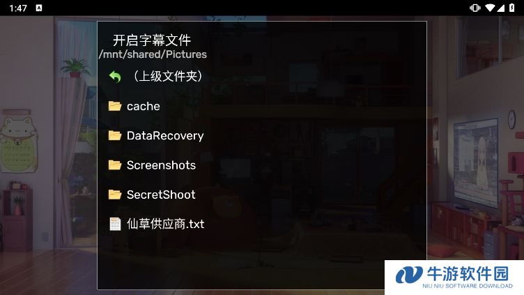 开启字幕